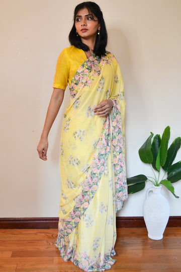 Gulbahar - Muslin Saree