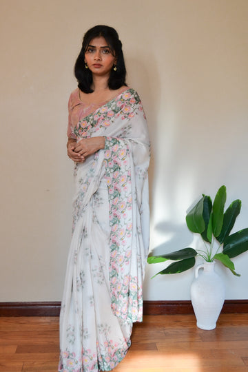 Ruhaniyat - Muslin Saree