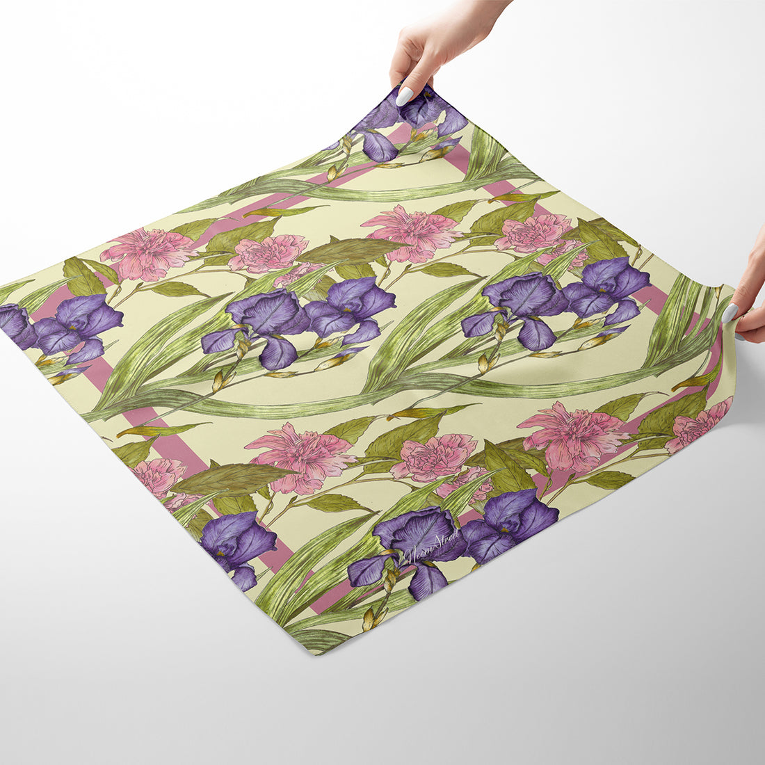 Irises - Satin Scarf