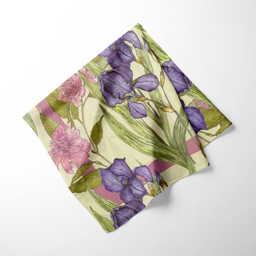 Irises - Satin Scarf