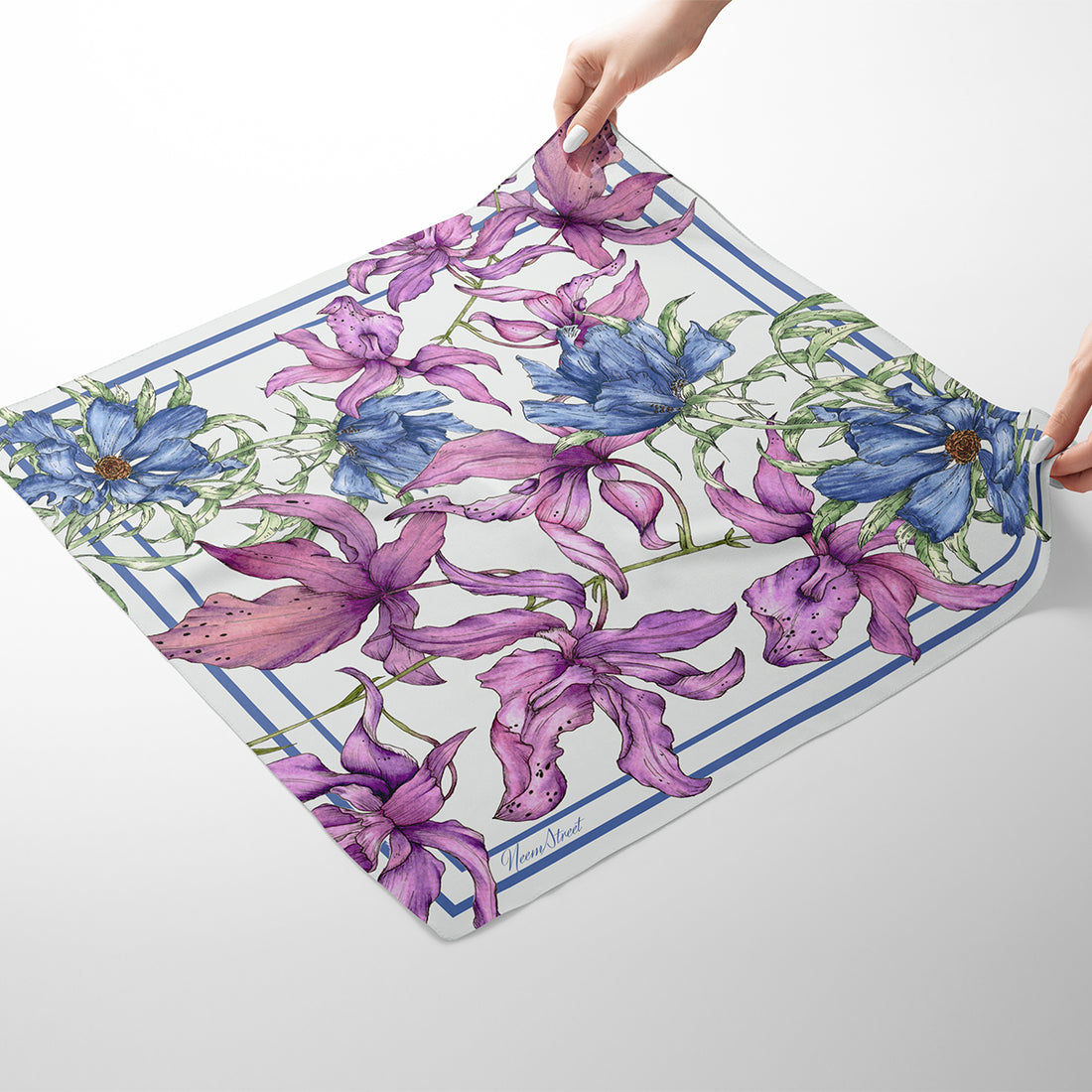 Wild Orchids - Satin Scarf